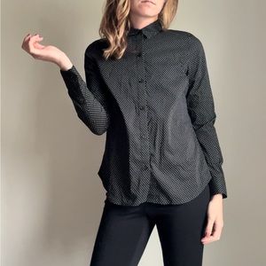 Black Polka Dot Blouse